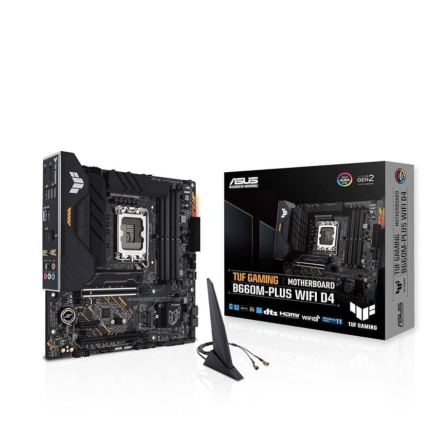 マザーボード ASUS TUF GAMING B660M-PLUS WIFI D4 Amazon.com: ASUS TUF Gaming B660M- Plus WiFi D4 Intel LGA